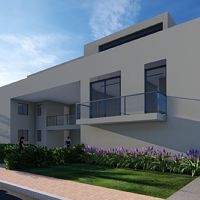 Suelo terciario con licencia para construir 16 apartamentos, 16 garajes y 1 local