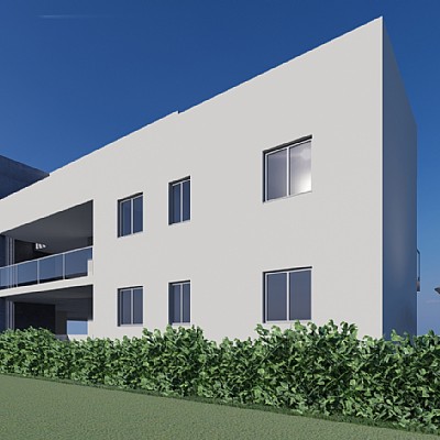 Suelo terciario con licencia para construir 16 apartamentos, 16 garajes y 1 local