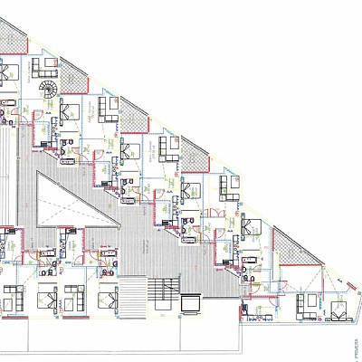 Suelo terciario con licencia para construir 16 apartamentos, 16 garajes y 1 local