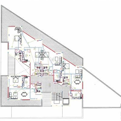 Suelo terciario con licencia para construir 16 apartamentos, 16 garajes y 1 local