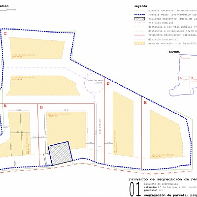 Terreno urbano y llano para construir dos viviendas unifamiliares