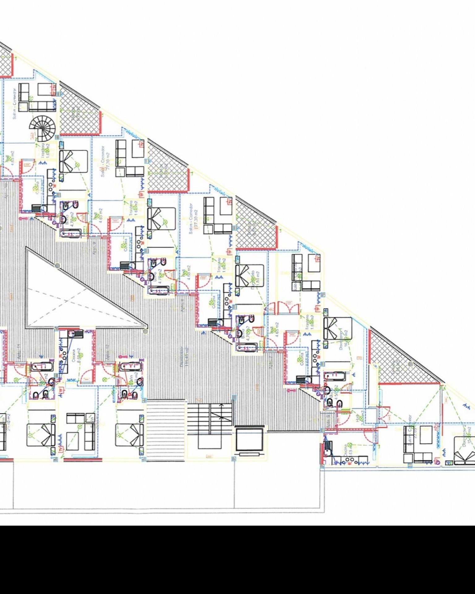 Suelo terciario con licencia para construir 16 apartamentos, 16 garajes y 1 local