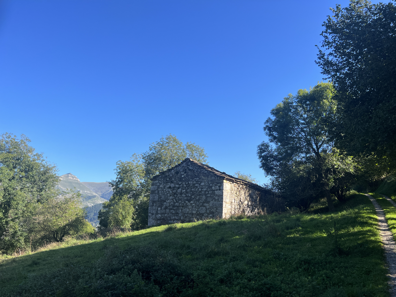 CABAÑA PASIEGA ADOSADA PARA RESTAURAR