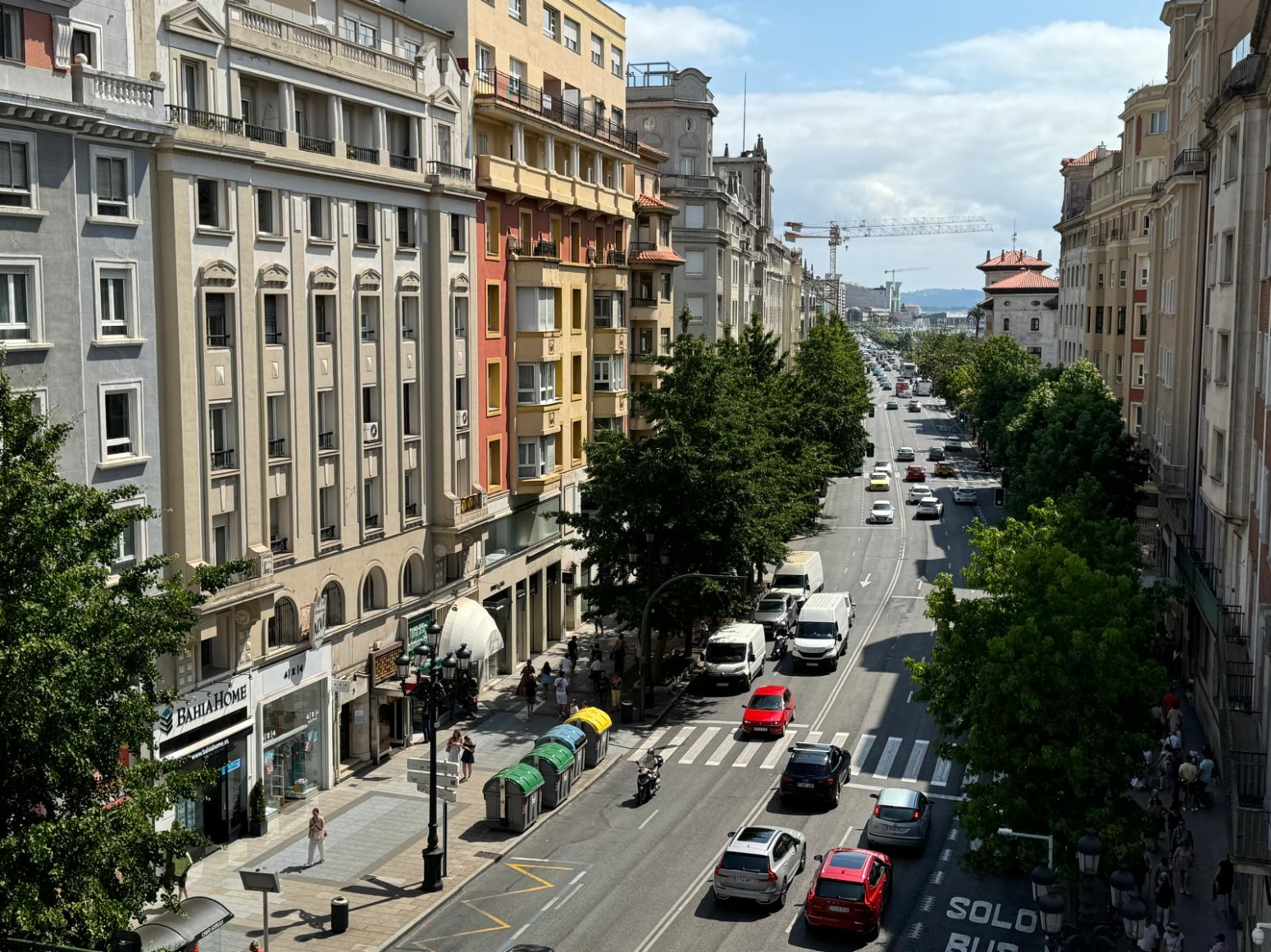 Gran piso frente al Ayuntamiento de Santander