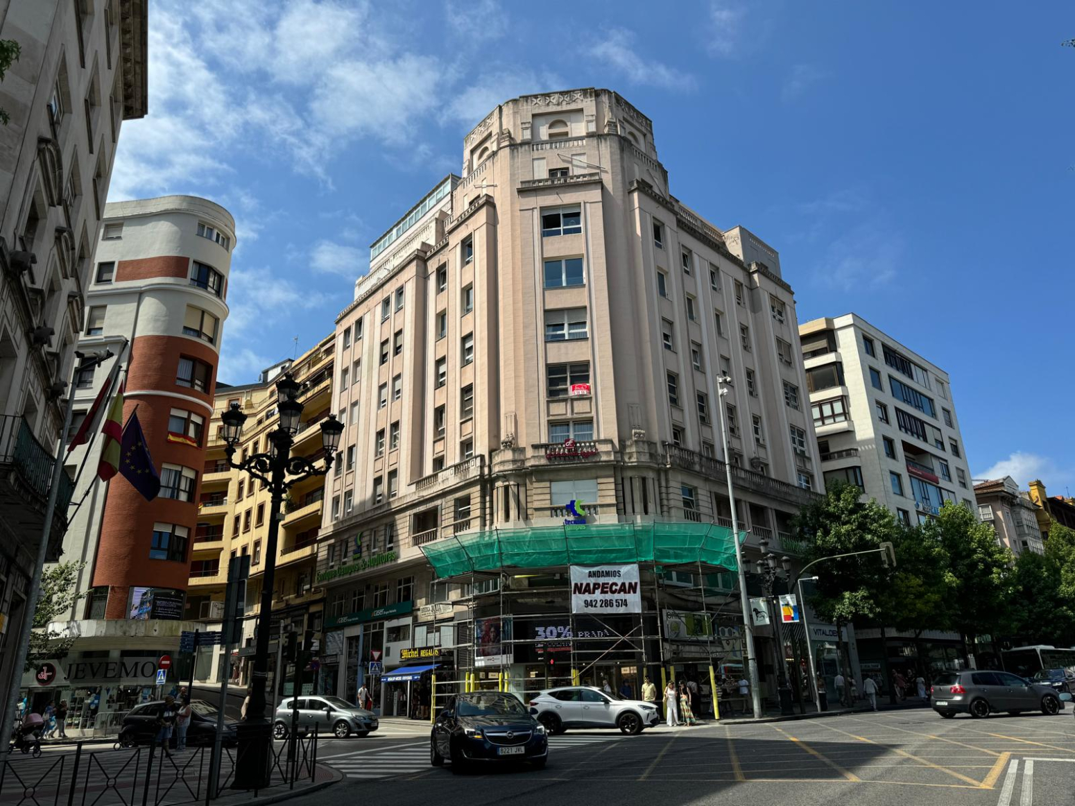 Gran piso frente al Ayuntamiento de Santander