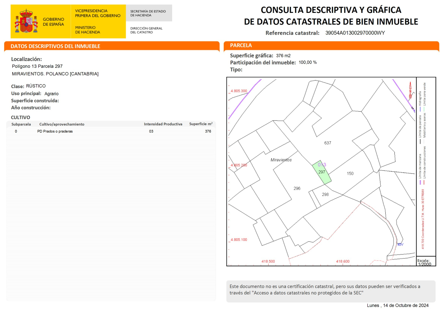 VENTA DE 3 TERRENOS EN REQUEJADA (POLANCO)