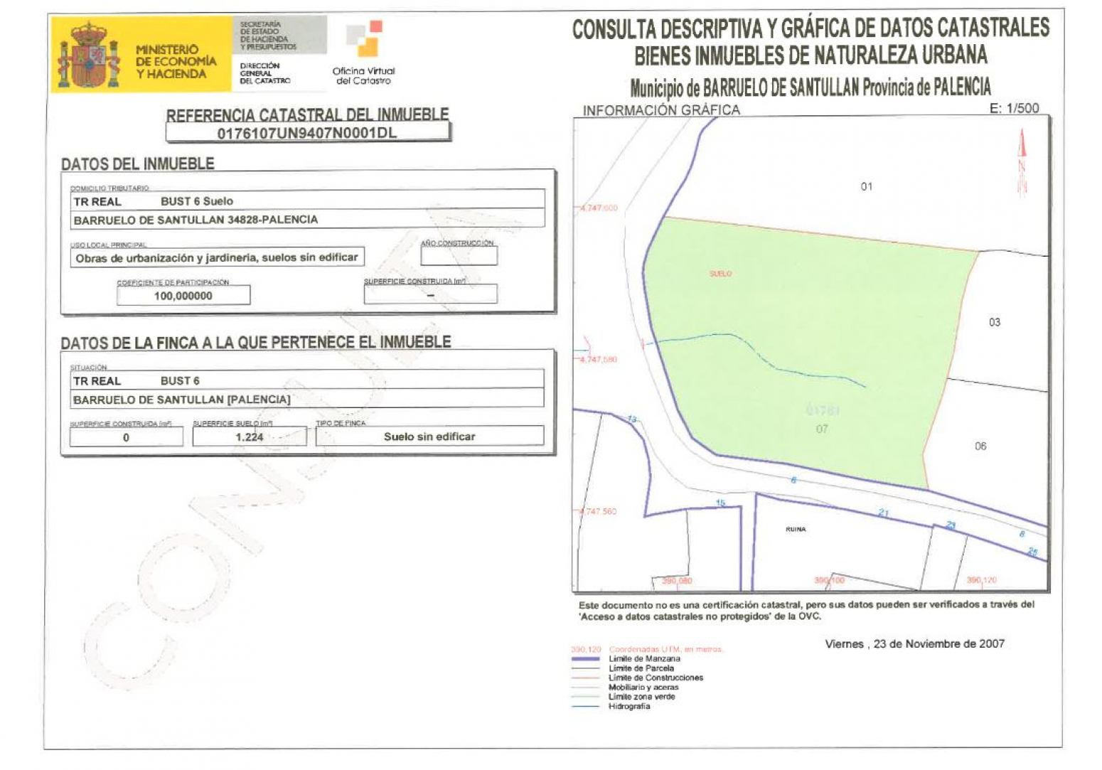 Solar con proyecto cercano a Aguilar de Campoo