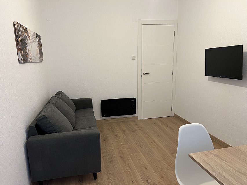 Piso reformado de 2 habitaciones y un baño con terraza