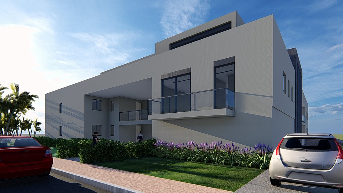 Suelo terciario con licencia para construir 16 apartamentos, 16 garajes y 1 local